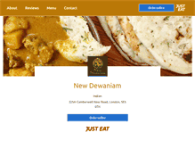 Tablet Screenshot of new-dewaniam.co.uk